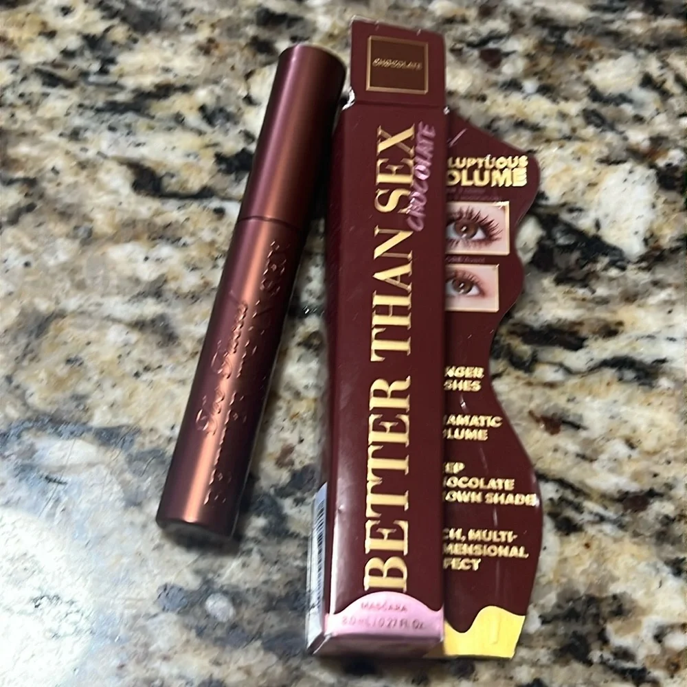 💋♣️Too Faced Better Than Sex Chocolate Mascara Full Size